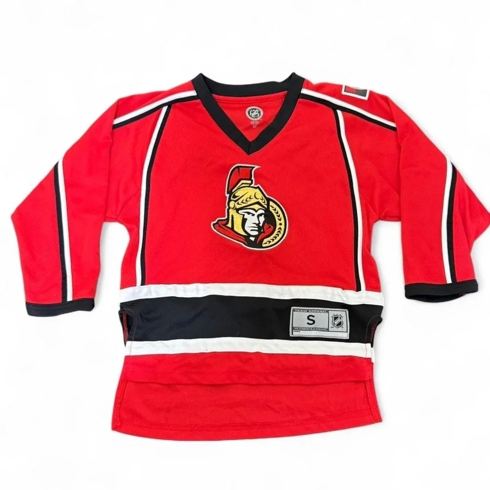 Youth Ottawa Senators NHL Hockey Jersey, Red, Size S (6/7)